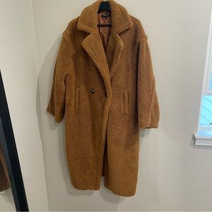 Max Mara style teddy coat